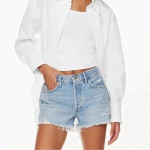 AGOLDEParker Vintage Cutoff Shorts
 Light Blue Distressed Jean Size 26